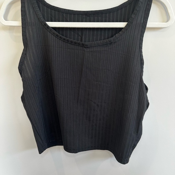 3 Piece set. Cropped tank top, shorts and sleeveless duster. New XL - Picture 4 of 16